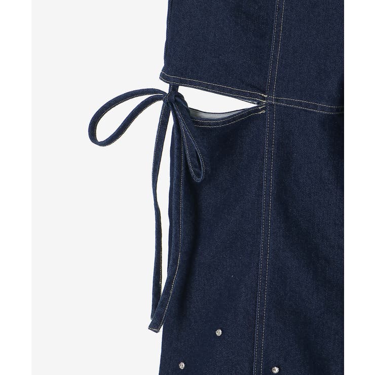 スリットビジューフレアデニムパンツ | MAJESTIC LEGON  | 詳細画像33 