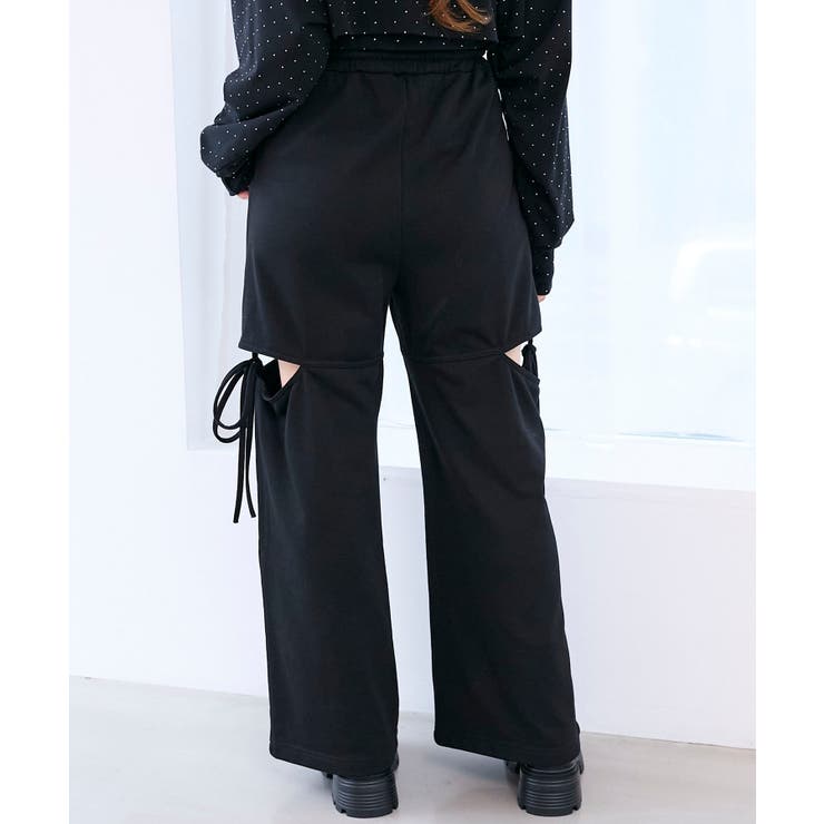 スリット入りキラキラスウェットパンツ | MAJESTIC LEGON  | 詳細画像22 