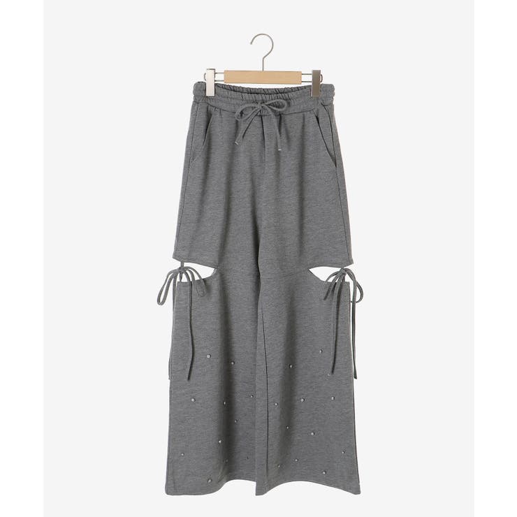 スリット入りキラキラスウェットパンツ | MAJESTIC LEGON  | 詳細画像25 