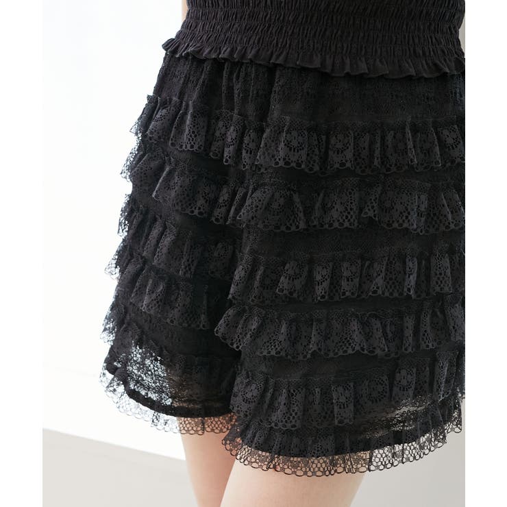 レースティアードショートパンツ | MAJESTIC LEGON  | 詳細画像27 