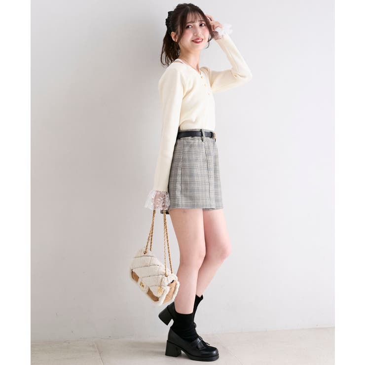 ベルト付きショートパンツ | MAJESTIC LEGON  | 詳細画像3 