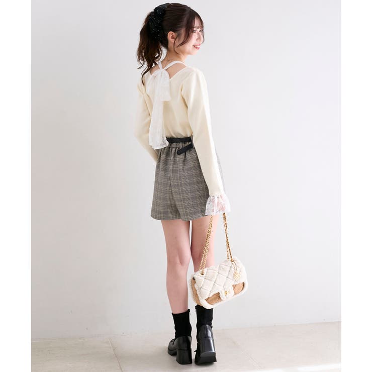 ベルト付きショートパンツ | MAJESTIC LEGON  | 詳細画像4 