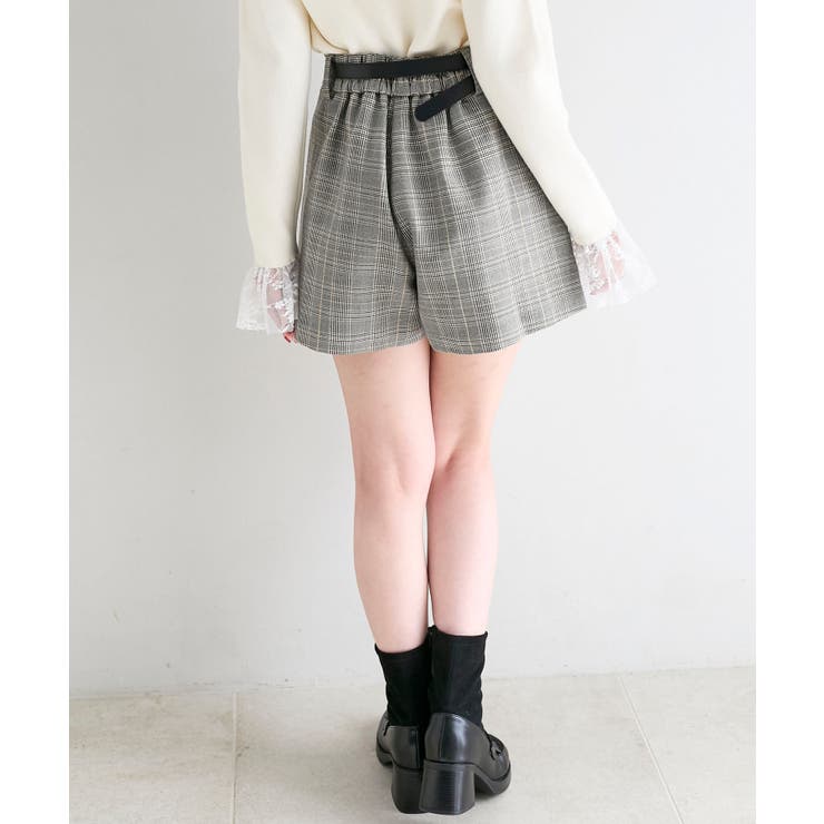 ベルト付きショートパンツ | MAJESTIC LEGON  | 詳細画像7 