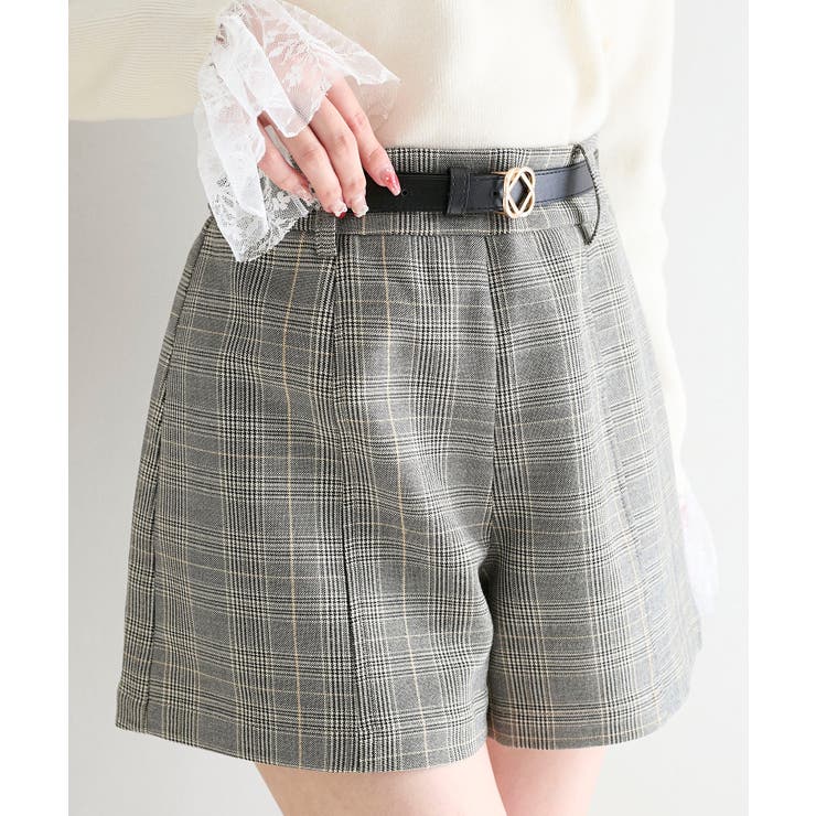 ベルト付きショートパンツ | MAJESTIC LEGON  | 詳細画像8 