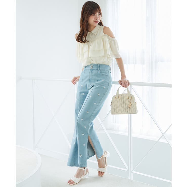 バリエーションスリットデニム | MAJESTIC LEGON  | 詳細画像13 