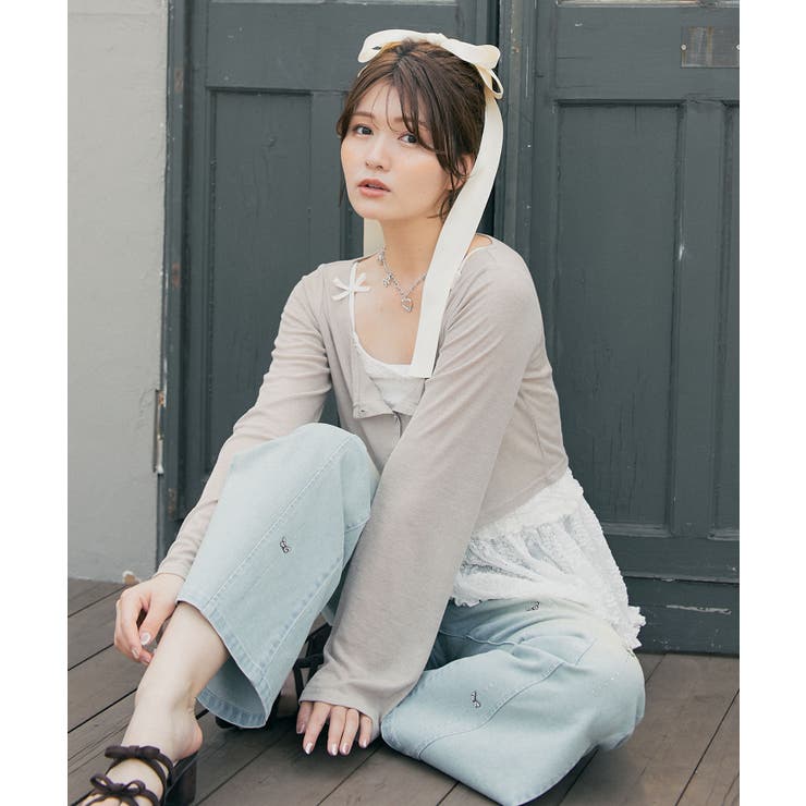 バリエーションスリットデニム | MAJESTIC LEGON  | 詳細画像2 