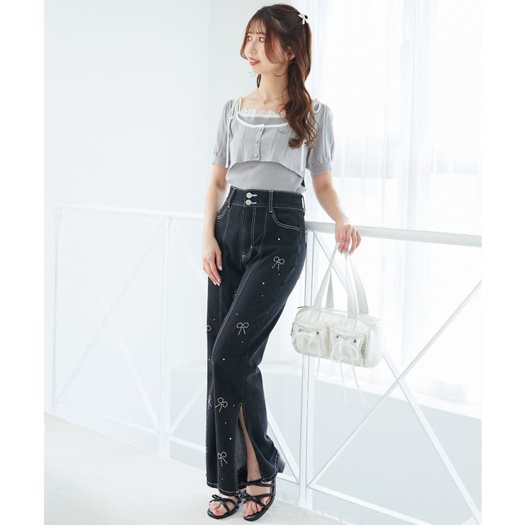 バリエーションスリットデニム | MAJESTIC LEGON  | 詳細画像20 