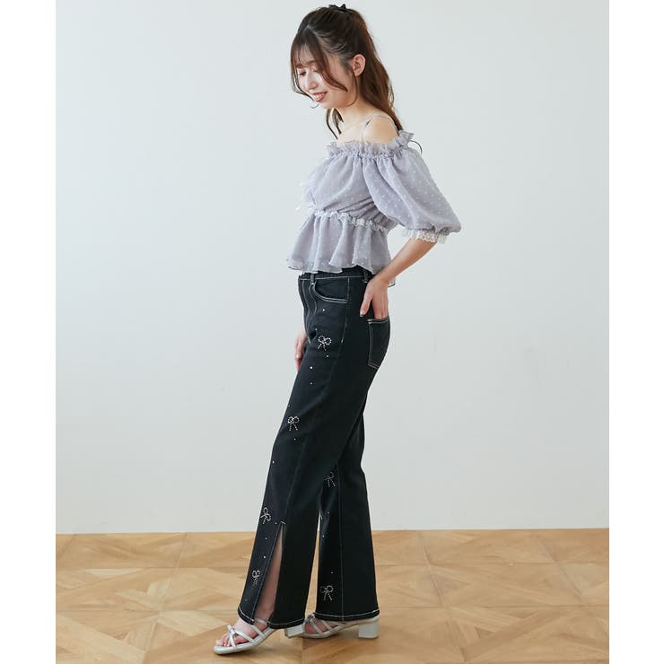 バリエーションスリットデニム | MAJESTIC LEGON  | 詳細画像27 