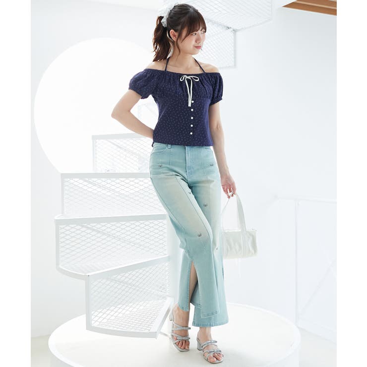 バリエーションスリットデニム | MAJESTIC LEGON  | 詳細画像4 