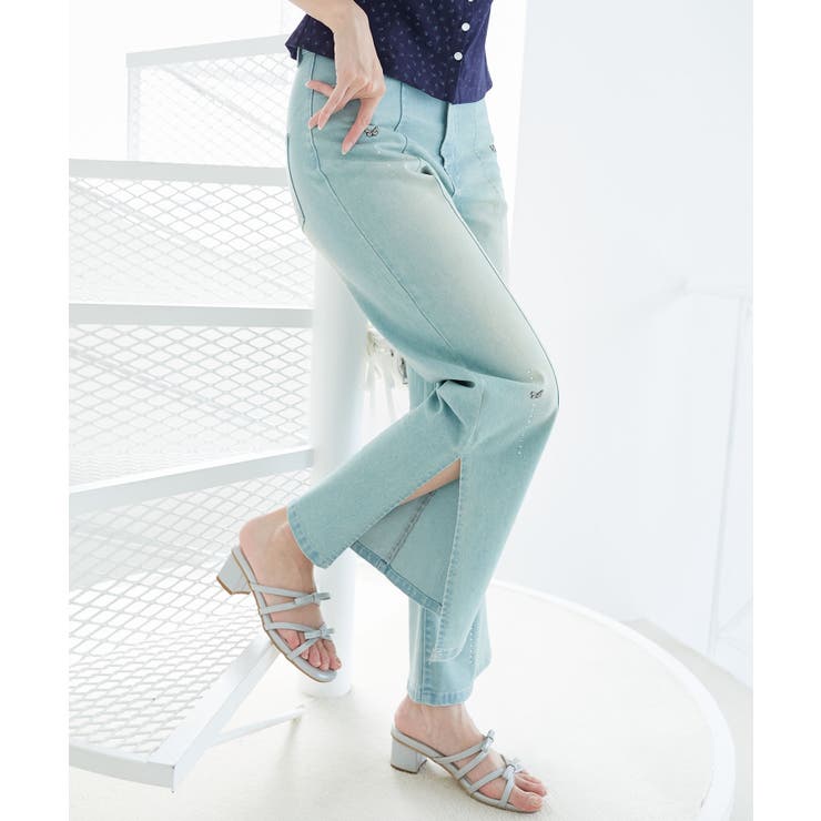 バリエーションスリットデニム | MAJESTIC LEGON  | 詳細画像9 