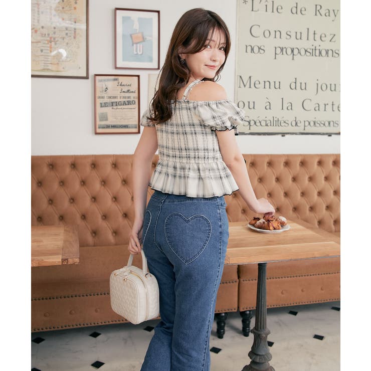 ヒップハートフレアパンツ | MAJESTIC LEGON  | 詳細画像1 