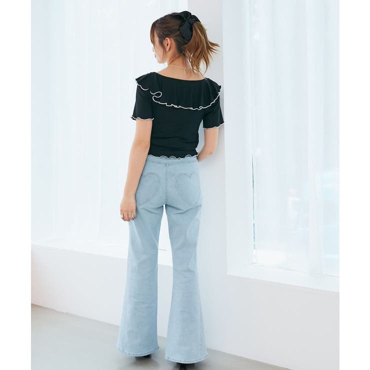 ヒップハートフレアパンツ | MAJESTIC LEGON  | 詳細画像15 