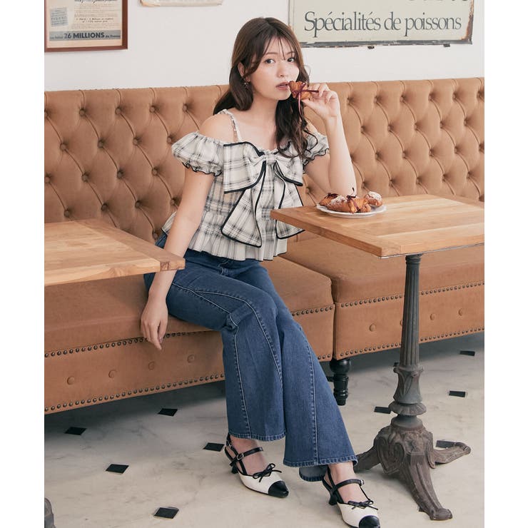 ヒップハートフレアパンツ | MAJESTIC LEGON  | 詳細画像2 