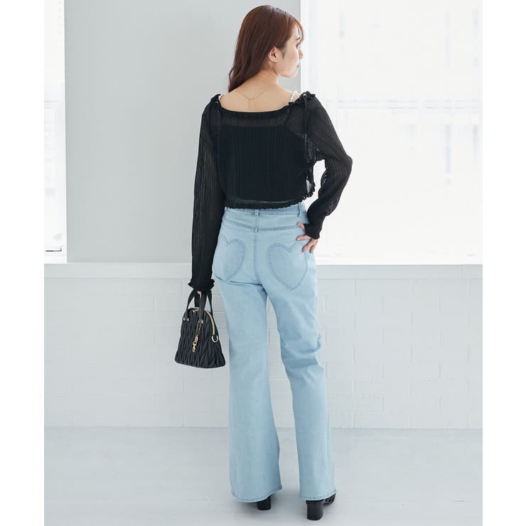 ヒップハートフレアパンツ | MAJESTIC LEGON  | 詳細画像21 