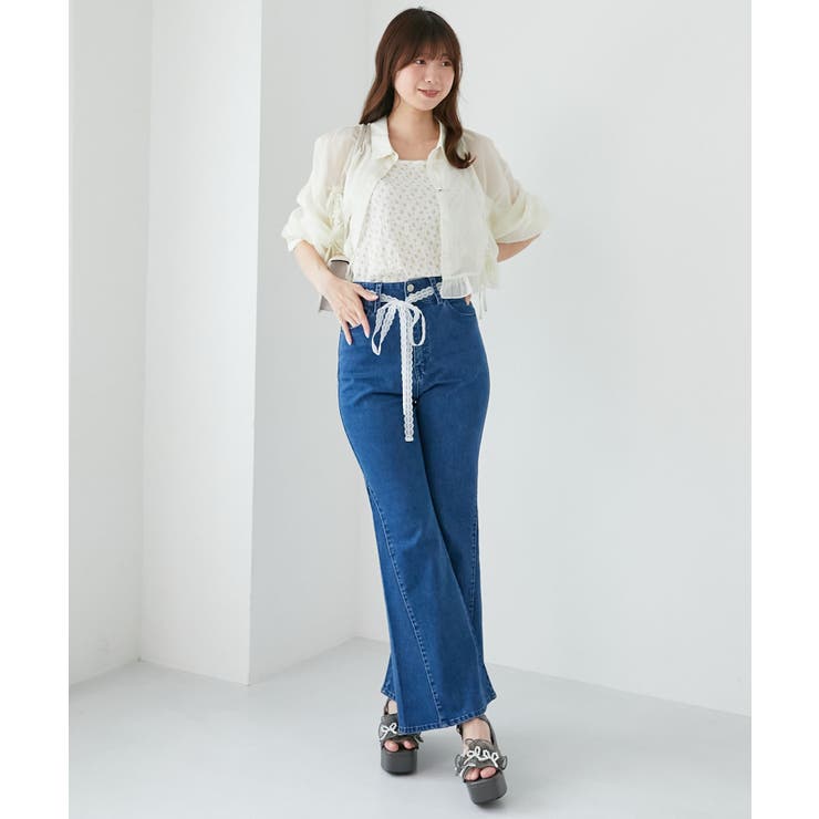 ヒップハートフレアパンツ | MAJESTIC LEGON  | 詳細画像5 