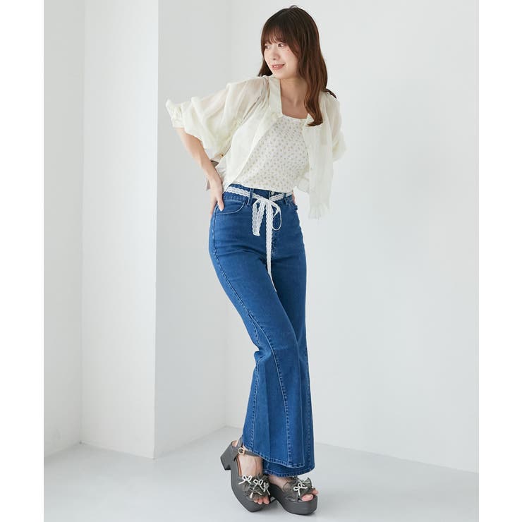 ヒップハートフレアパンツ | MAJESTIC LEGON  | 詳細画像6 