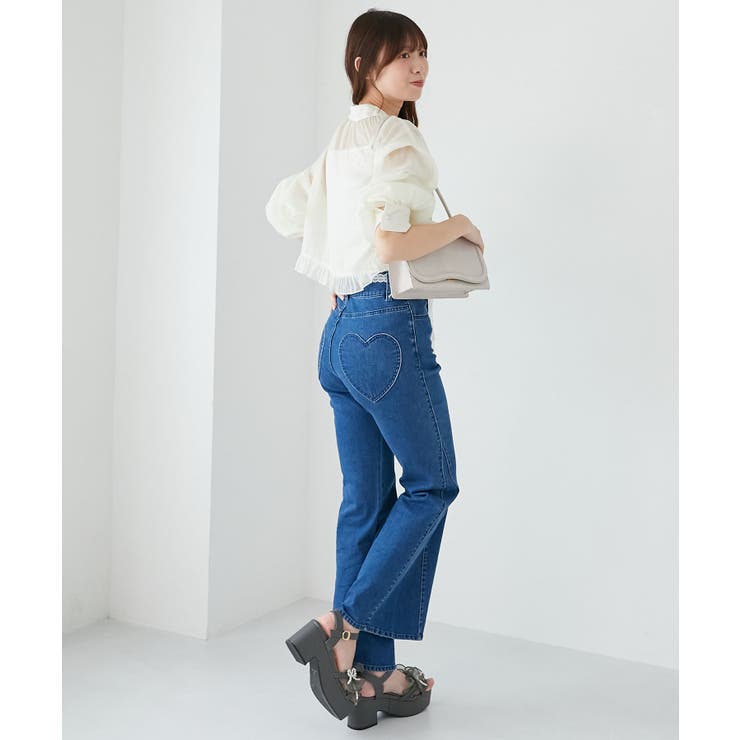 ヒップハートフレアパンツ | MAJESTIC LEGON  | 詳細画像7 