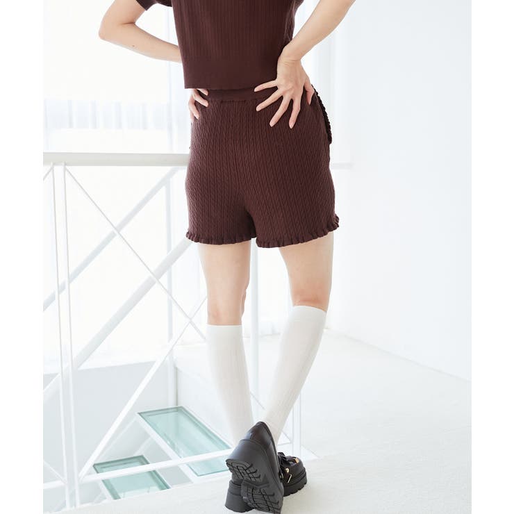 ミニケーブルショートパンツ | MAJESTIC LEGON  | 詳細画像15 