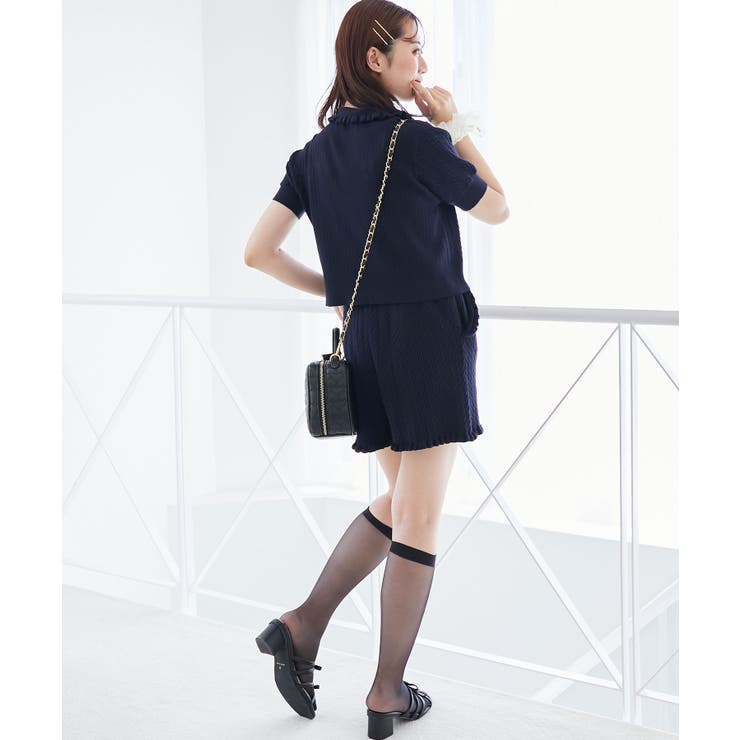 ミニケーブルショートパンツ | MAJESTIC LEGON  | 詳細画像18 