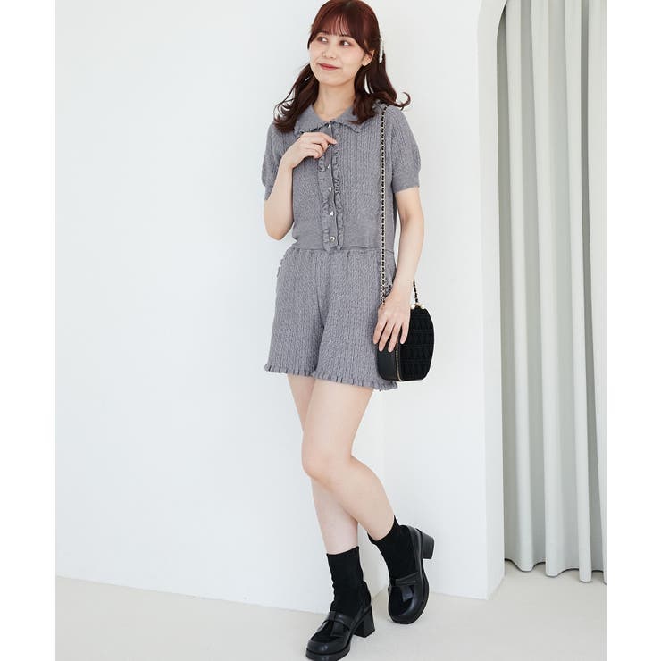 ミニケーブルショートパンツ | MAJESTIC LEGON  | 詳細画像24 