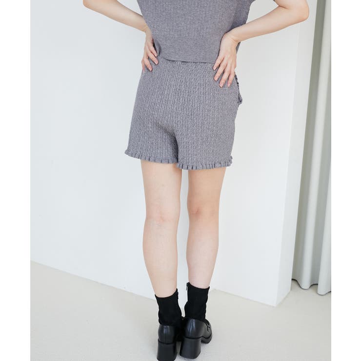 ミニケーブルショートパンツ | MAJESTIC LEGON  | 詳細画像28 