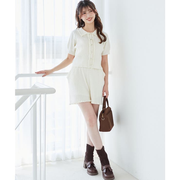 ミニケーブルショートパンツ | MAJESTIC LEGON  | 詳細画像3 