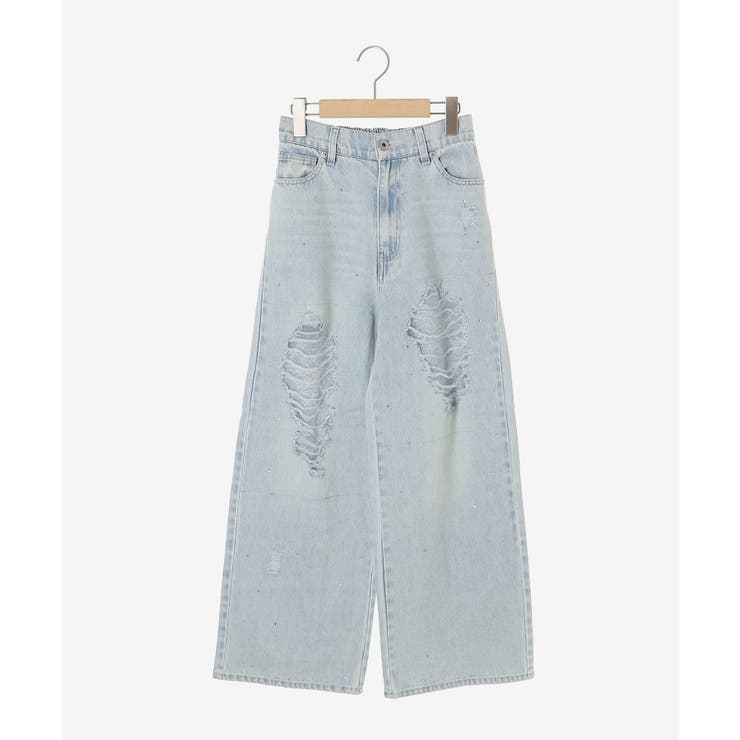 キラキラレースダメージデニム | MAJESTIC LEGON  | 詳細画像20 