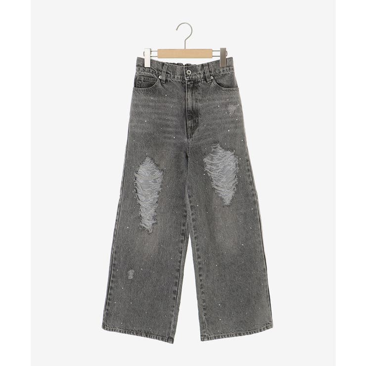 キラキラレースダメージデニム | MAJESTIC LEGON  | 詳細画像21 