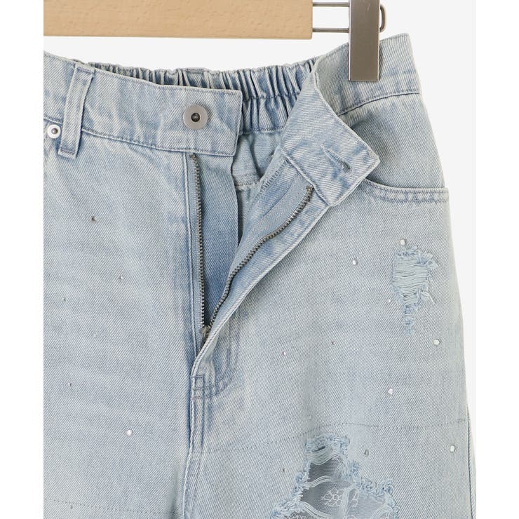 キラキラレースダメージデニム | MAJESTIC LEGON  | 詳細画像26 