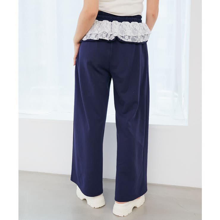 フリルレイヤードスウェットパンツ | MAJESTIC LEGON  | 詳細画像26 