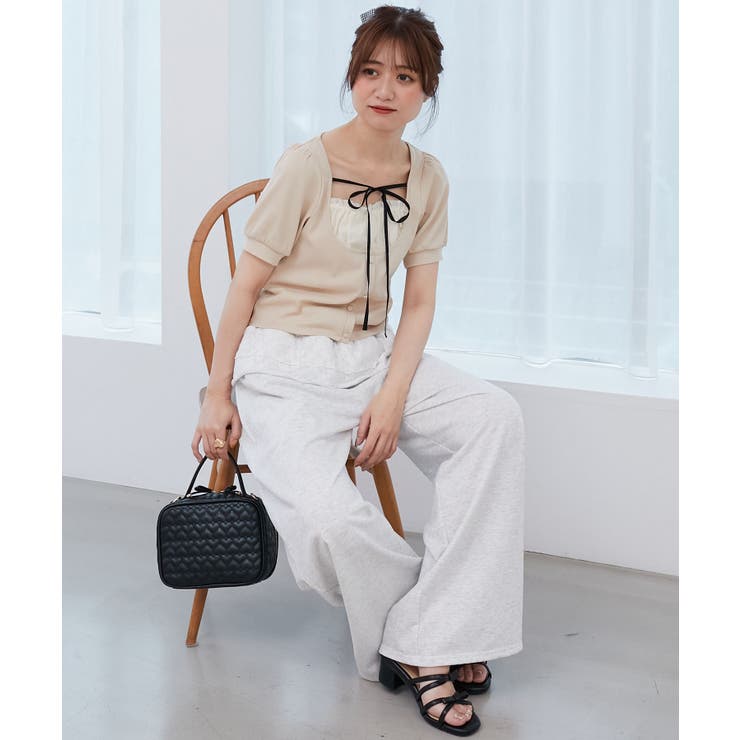 フリルレイヤードスウェットパンツ | MAJESTIC LEGON  | 詳細画像3 