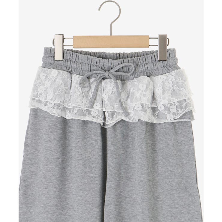 フリルレイヤードスウェットパンツ | MAJESTIC LEGON  | 詳細画像36 