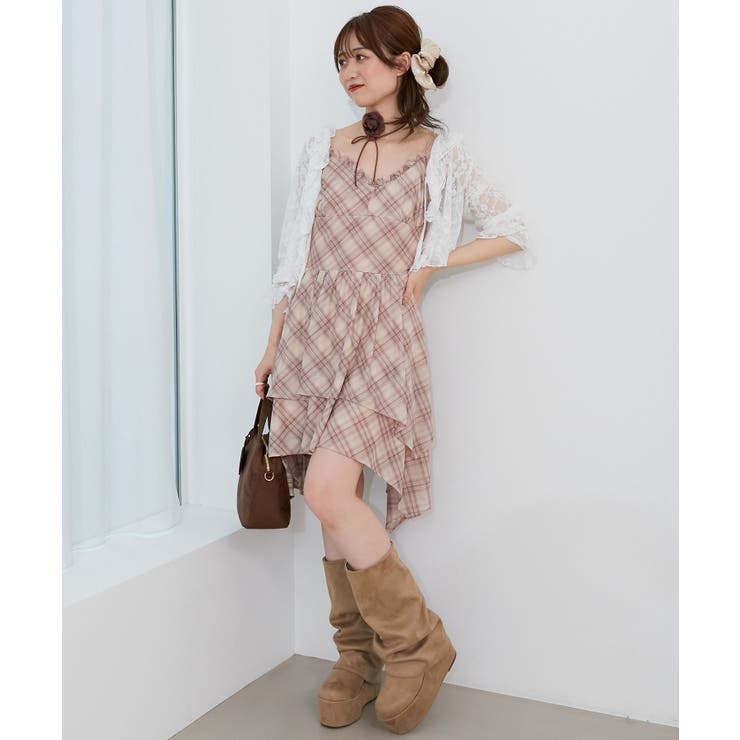 イレヘムティアードミニキャミワンピ | MAJESTIC LEGON  | 詳細画像10 