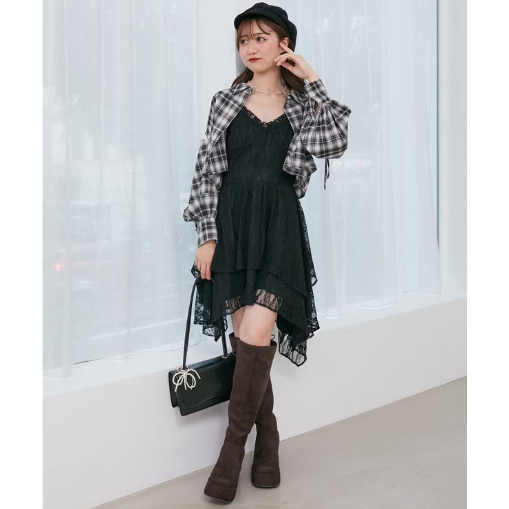 イレヘムティアードミニキャミワンピ | MAJESTIC LEGON  | 詳細画像17 