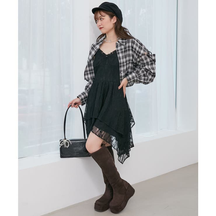 イレヘムティアードミニキャミワンピ | MAJESTIC LEGON  | 詳細画像18 