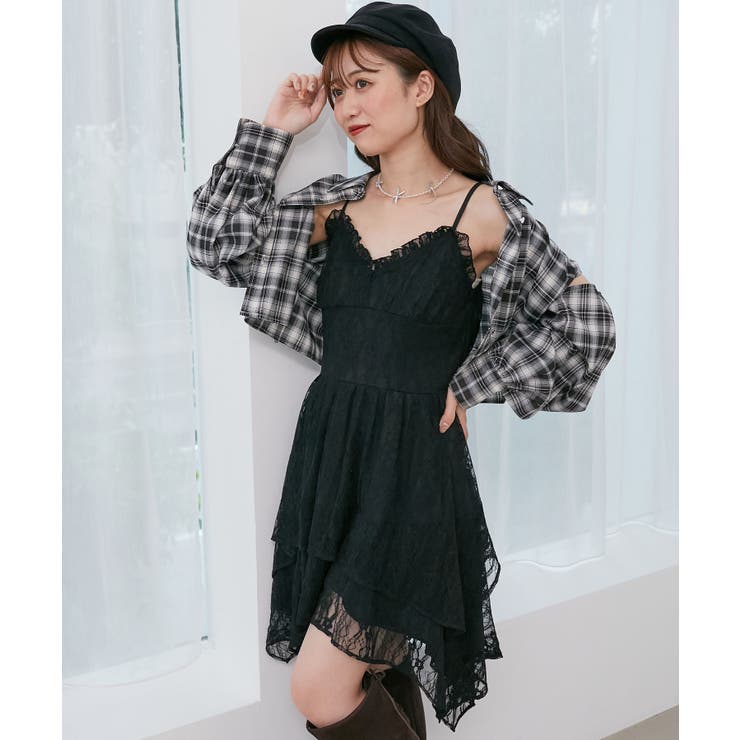 イレヘムティアードミニキャミワンピ | MAJESTIC LEGON  | 詳細画像21 