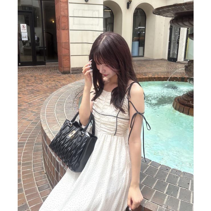 バイカラーリボンキャミワンピース | MAJESTIC LEGON  | 詳細画像11 