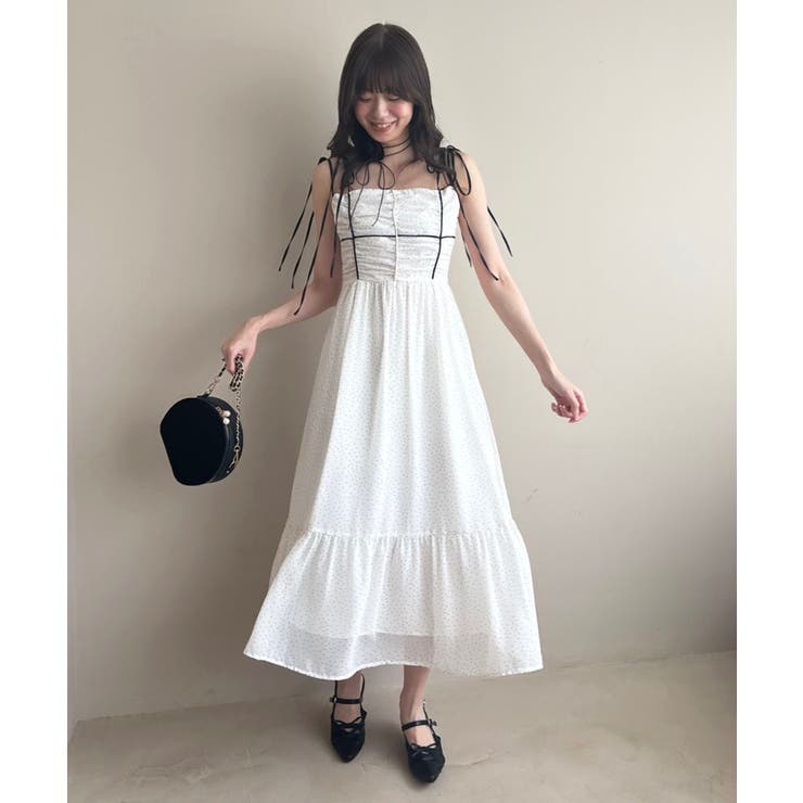 バイカラーリボンキャミワンピース | MAJESTIC LEGON  | 詳細画像16 