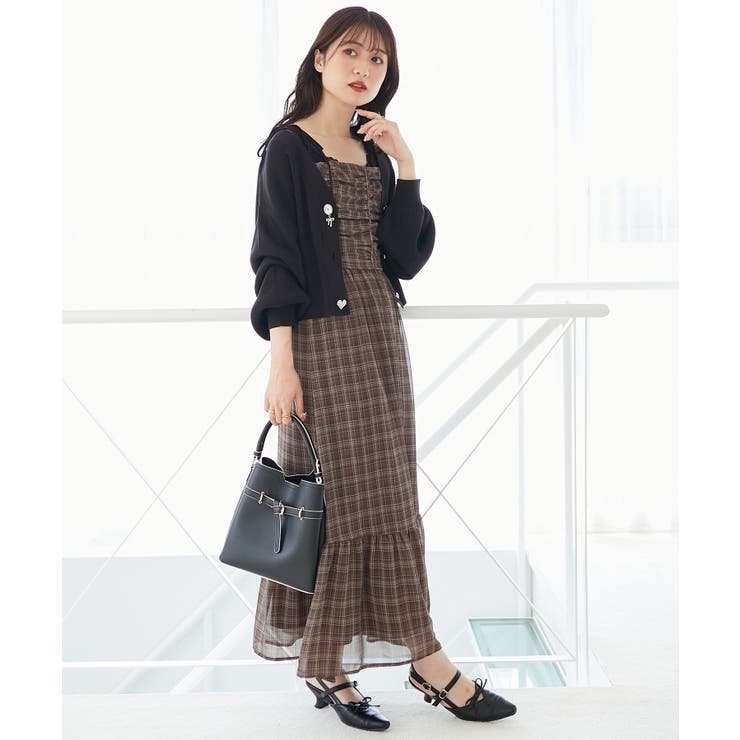 バイカラーリボンキャミワンピース | MAJESTIC LEGON  | 詳細画像25 