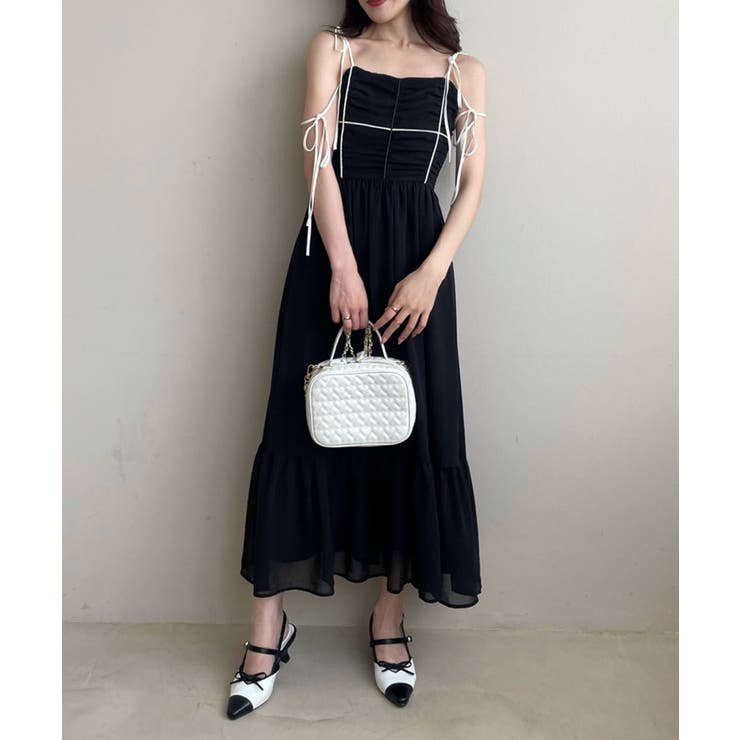 バイカラーリボンキャミワンピース | MAJESTIC LEGON  | 詳細画像33 