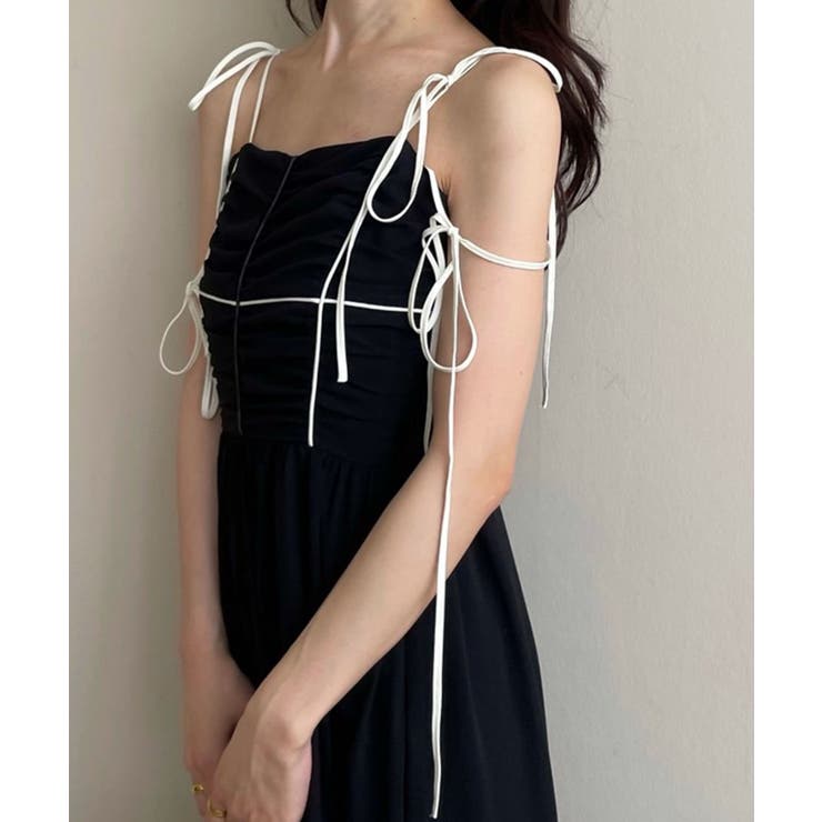 バイカラーリボンキャミワンピース | MAJESTIC LEGON  | 詳細画像37 