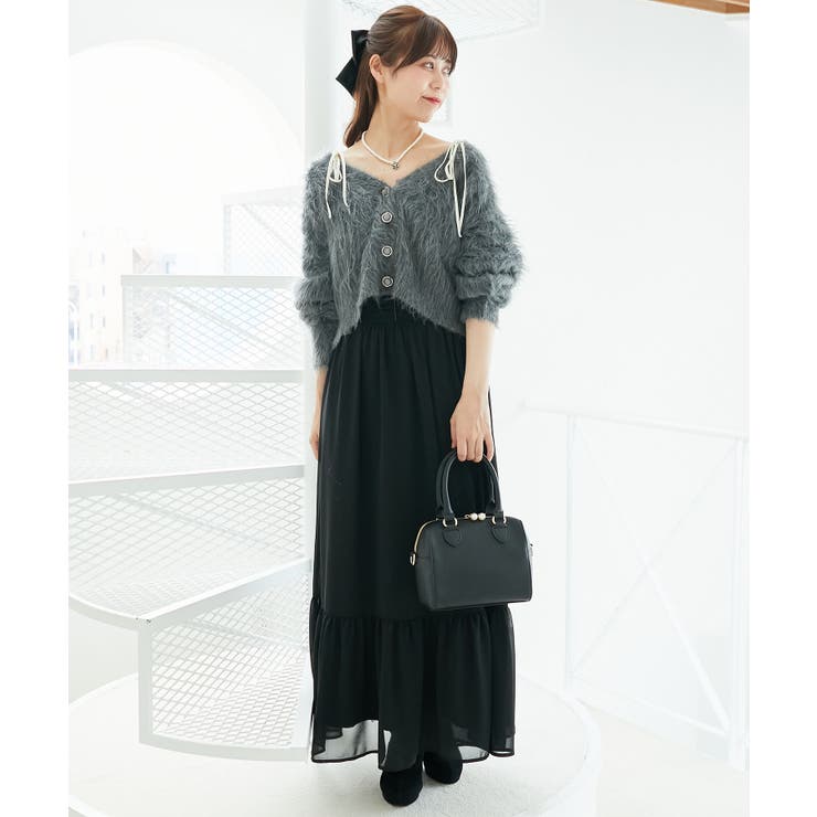 バイカラーリボンキャミワンピース | MAJESTIC LEGON  | 詳細画像40 