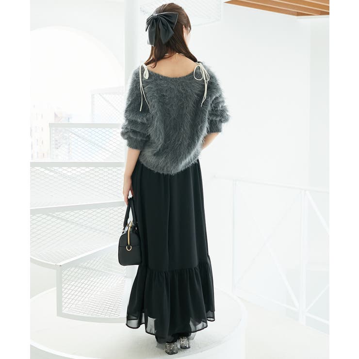 バイカラーリボンキャミワンピース | MAJESTIC LEGON  | 詳細画像42 