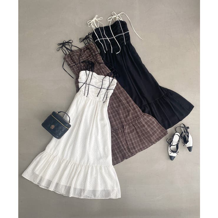 バイカラーリボンキャミワンピース | MAJESTIC LEGON  | 詳細画像44 