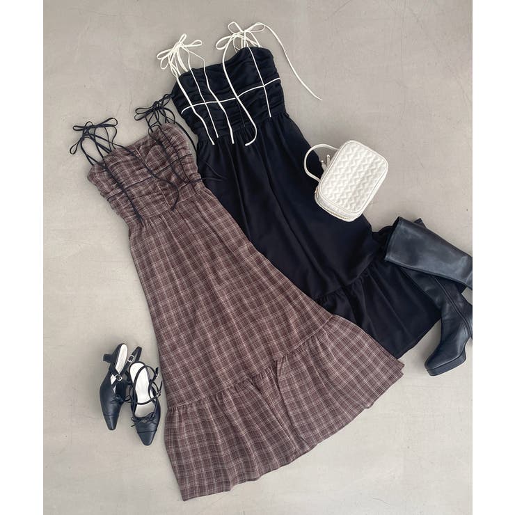 バイカラーリボンキャミワンピース | MAJESTIC LEGON  | 詳細画像47 