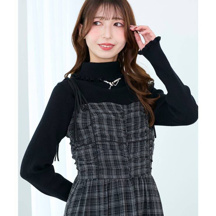 バイカラーリボンキャミワンピース | MAJESTIC LEGON  | 詳細画像7 