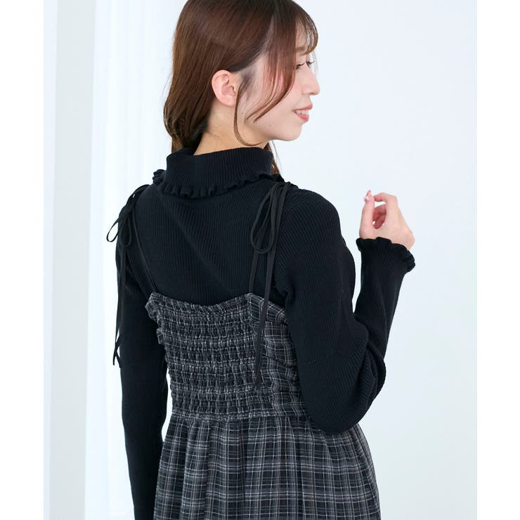 バイカラーリボンキャミワンピース | MAJESTIC LEGON  | 詳細画像9 