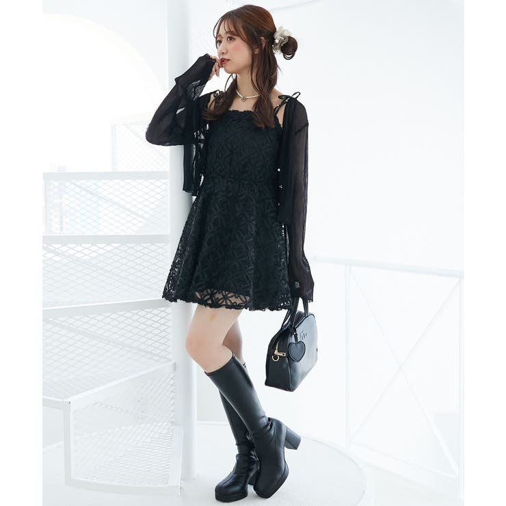 フラワーチュールミニキャミワンピ | MAJESTIC LEGON  | 詳細画像10 