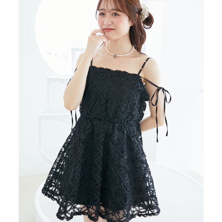 フラワーチュールミニキャミワンピ | MAJESTIC LEGON  | 詳細画像13 