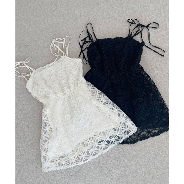 フラワーチュールミニキャミワンピ | MAJESTIC LEGON  | 詳細画像2 